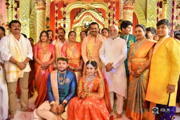 Celebs at Bandla Ganesh Brothers Daughter Ashritha Wedding Photos